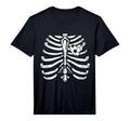 Soccer Player Heart Skeleton Ribs T-Shirt - Fun Novelty Design for Adults - T-Shirt, Sweatshirt, Hoodie
