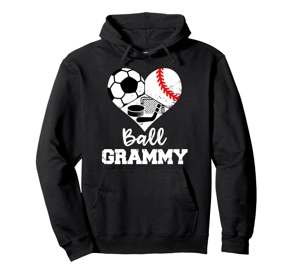 Ball Grammy Funny Soccer Baseball Hoodie - Casual Everyday Wear Men Women - T-Shirt, Sweatshirt, Hoodie