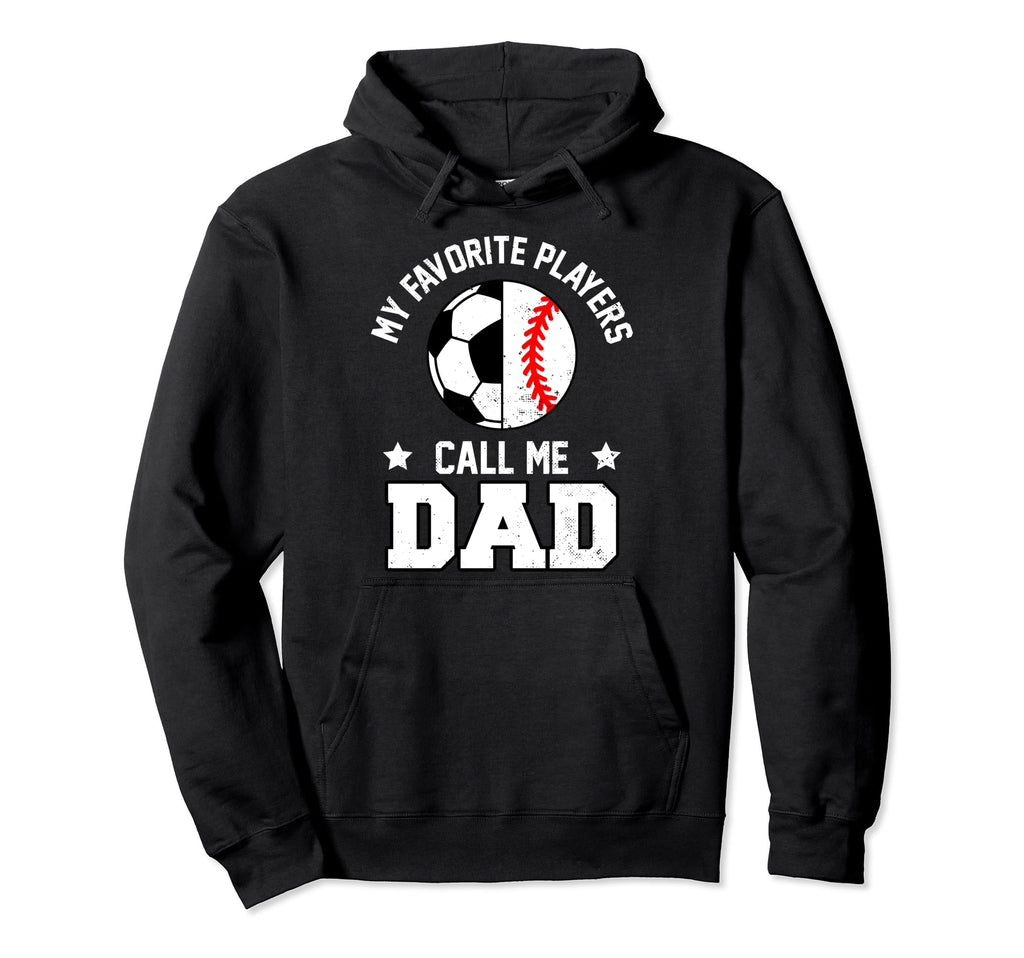 My Favorites Soccer Baseball Players Hoodie - Graphic Print for Adults - T-Shirt, Sweatshirt, Hoodie