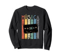 M Sica Music Lover Cassette Tape Sweatshirt - Graphic Print Unisex - T-Shirt, Sweatshirt, Hoodie