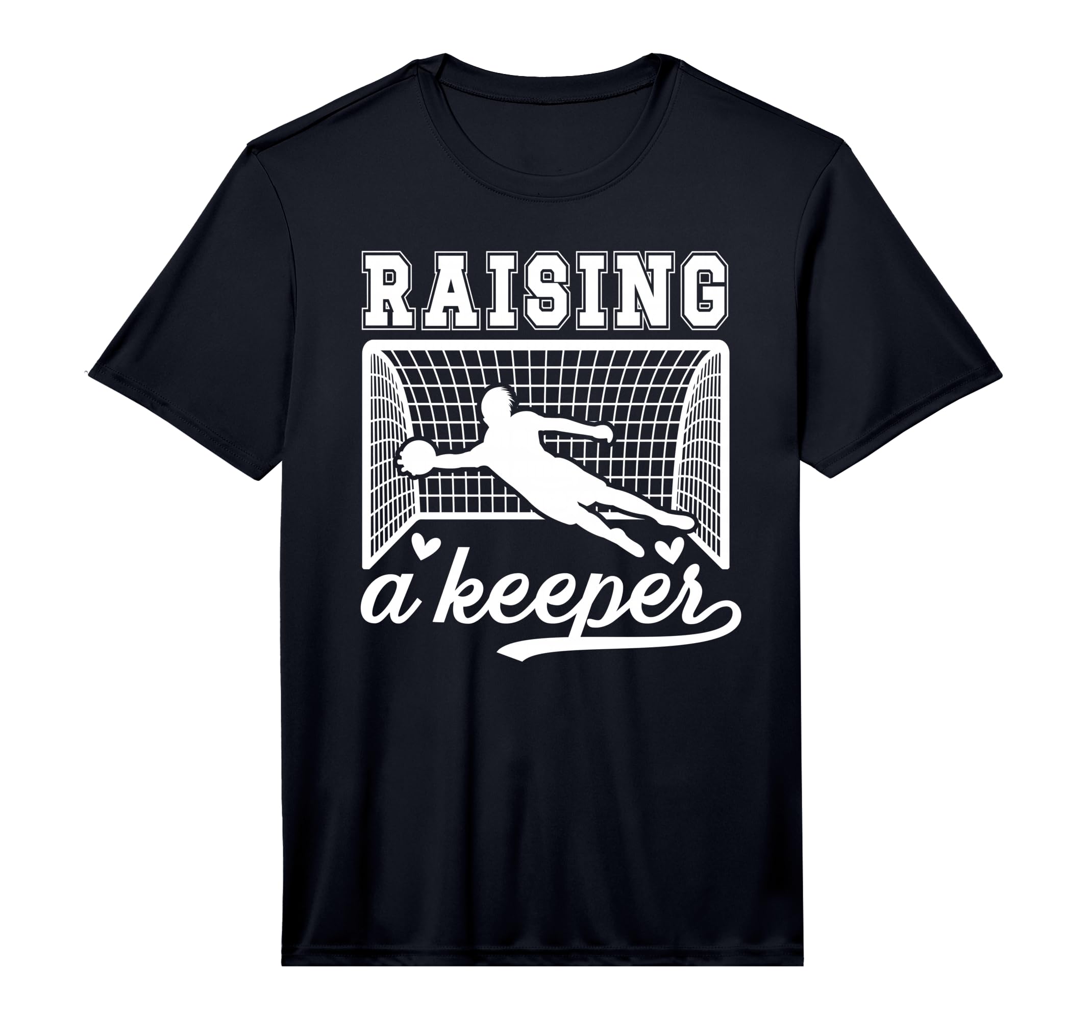Mens Raising Soccer Keeper Mom Soccer T-Shirt - Graphic Print for Adults - T-Shirt, Sweatshirt, Hoodie
