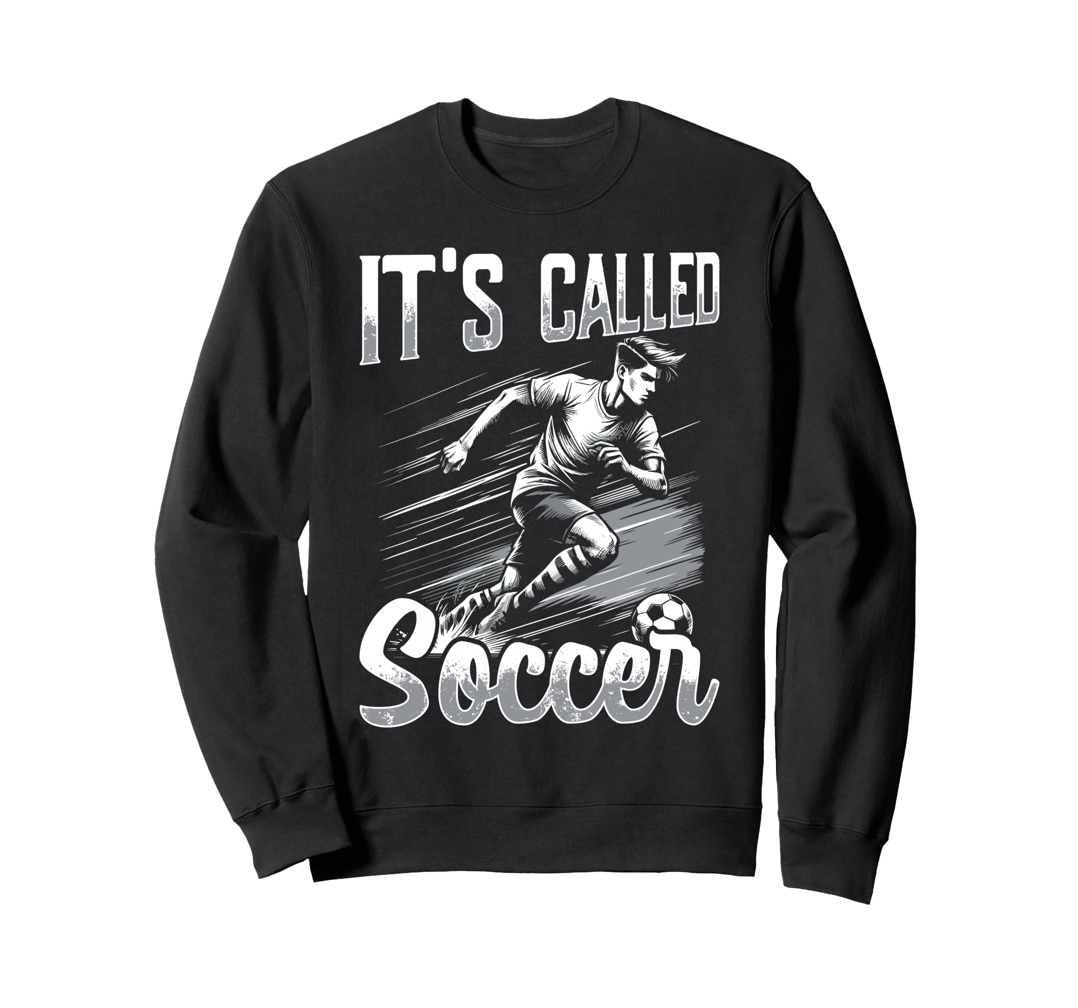 Funny Soccer Player Sarcastic Sweatshirt - Aesthetic Graphic Men Women - T-Shirt, Sweatshirt, Hoodie