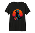 Dog Playing Soccer Soccer Player Tri Blend T-Shirt - Novelty Apparel Unisex - T-Shirt, Sweatshirt, Hoodie