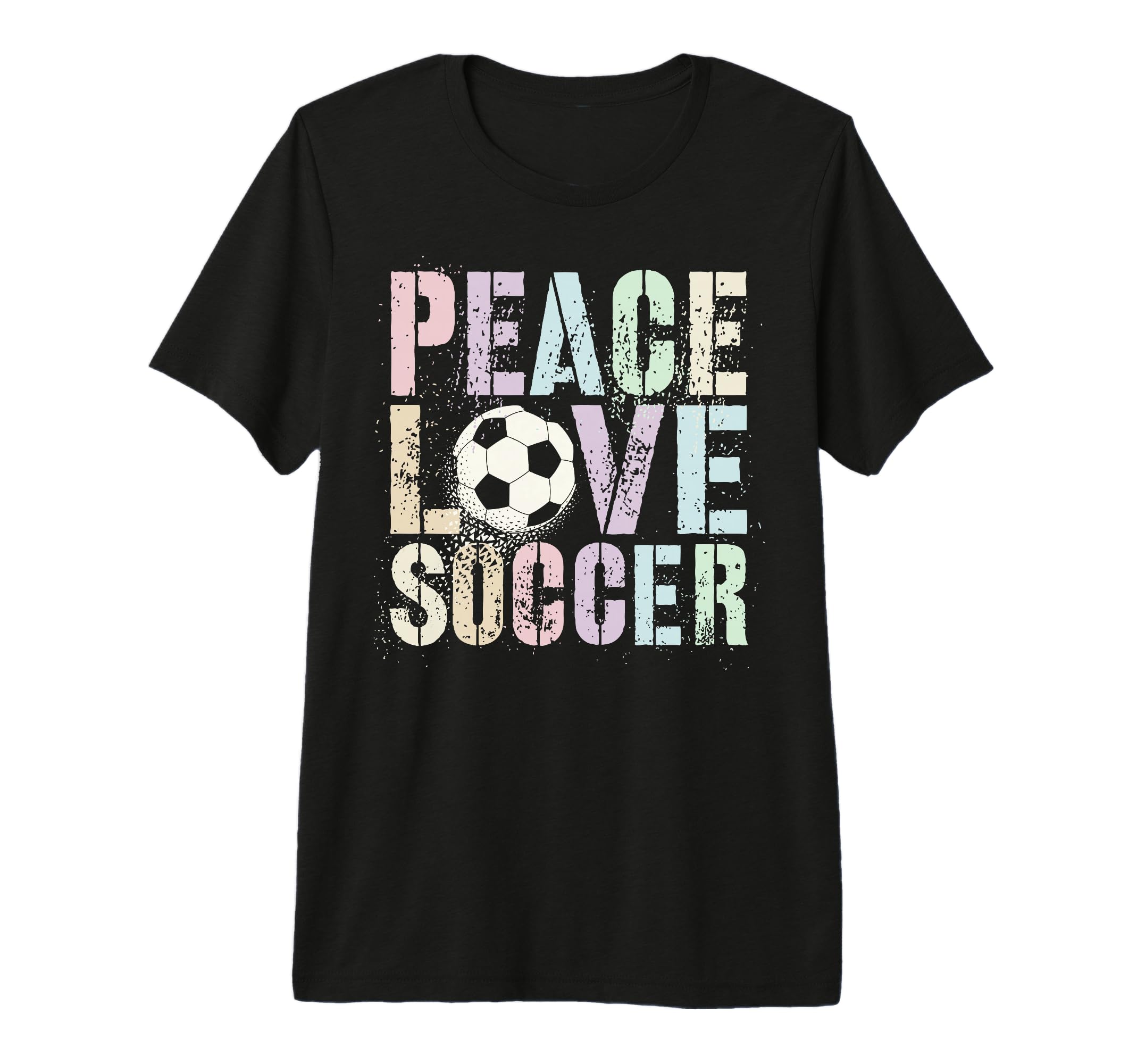 Funny Peace Love Soccer Goal Like Club T-Shirt - Aesthetic Graphic Unisex - T-Shirt, Sweatshirt, Hoodie