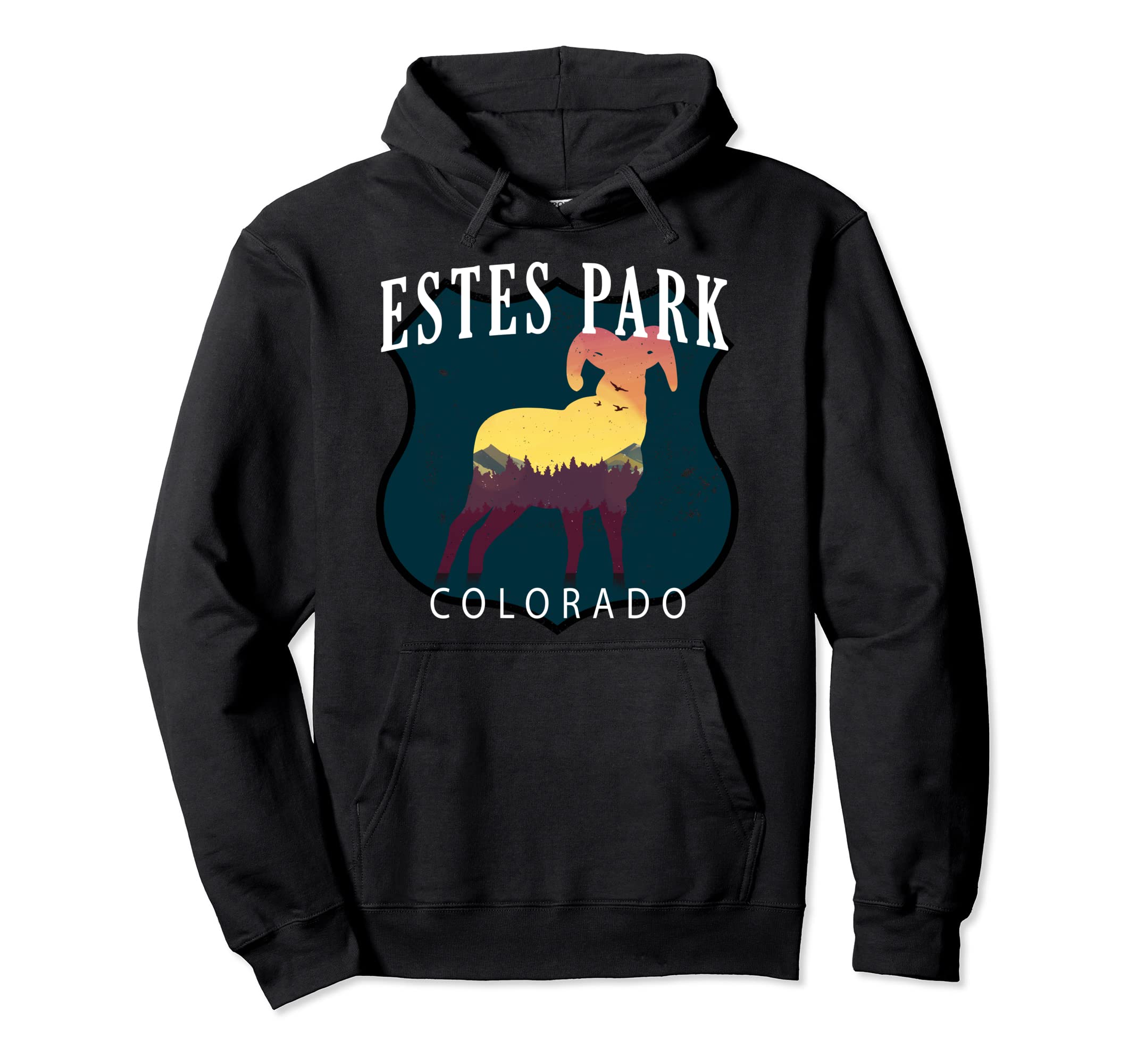 Colorado Mountain National Estes Park Hoodie - Fun Novelty Design Unisex - T-Shirt, Sweatshirt, Hoodie