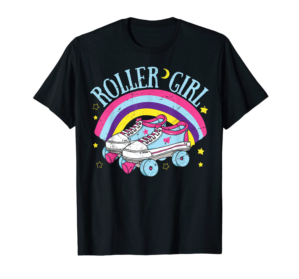 Roller Skater Skating 70S 80S T-Shirt - Fun Novelty Design for Adults - T-Shirt, Sweatshirt, Hoodie