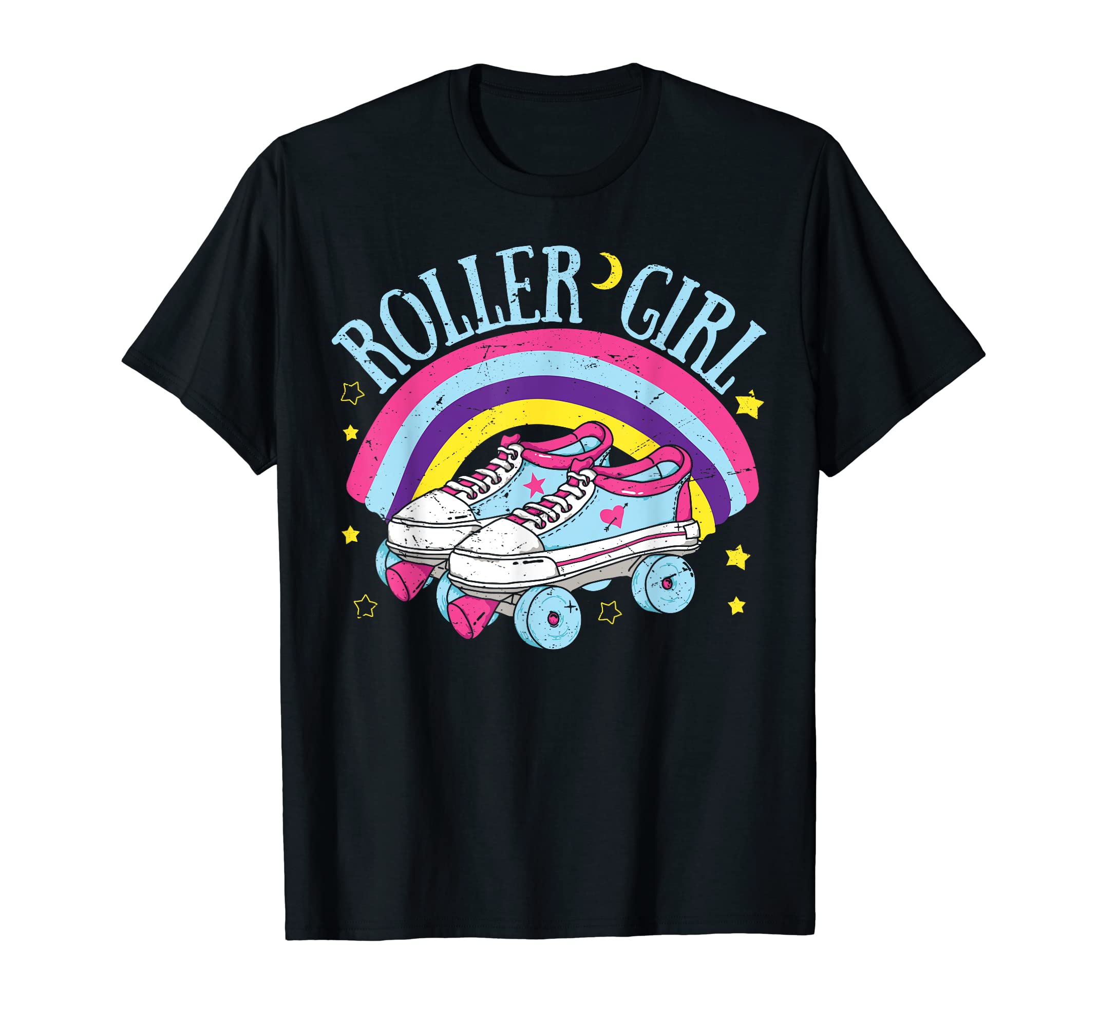 Roller Skater Skating 70S 80S T-Shirt - Fun Novelty Design for Adults - T-Shirt, Sweatshirt, Hoodie