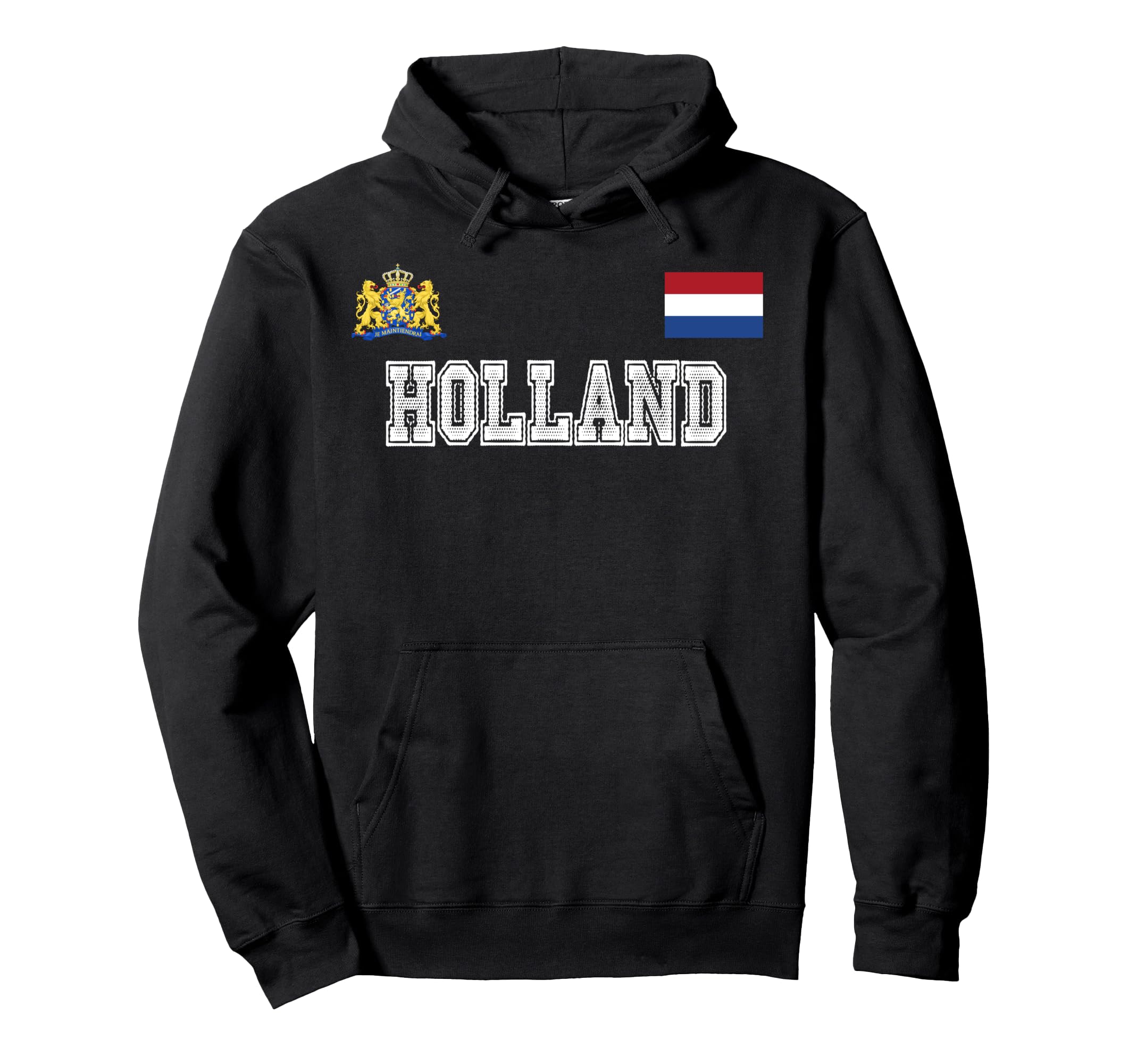 Holland Netherlands Orange Football Hoodie - Aesthetic Graphic Men Women - T-Shirt, Sweatshirt, Hoodie