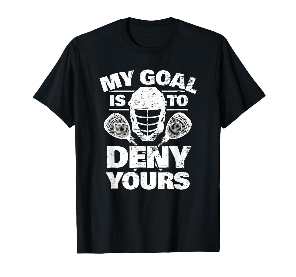 Funny Lacrosse Goalkeeper T-Shirt - Minimalist Print Unisex - T-Shirt, Sweatshirt, Hoodie
