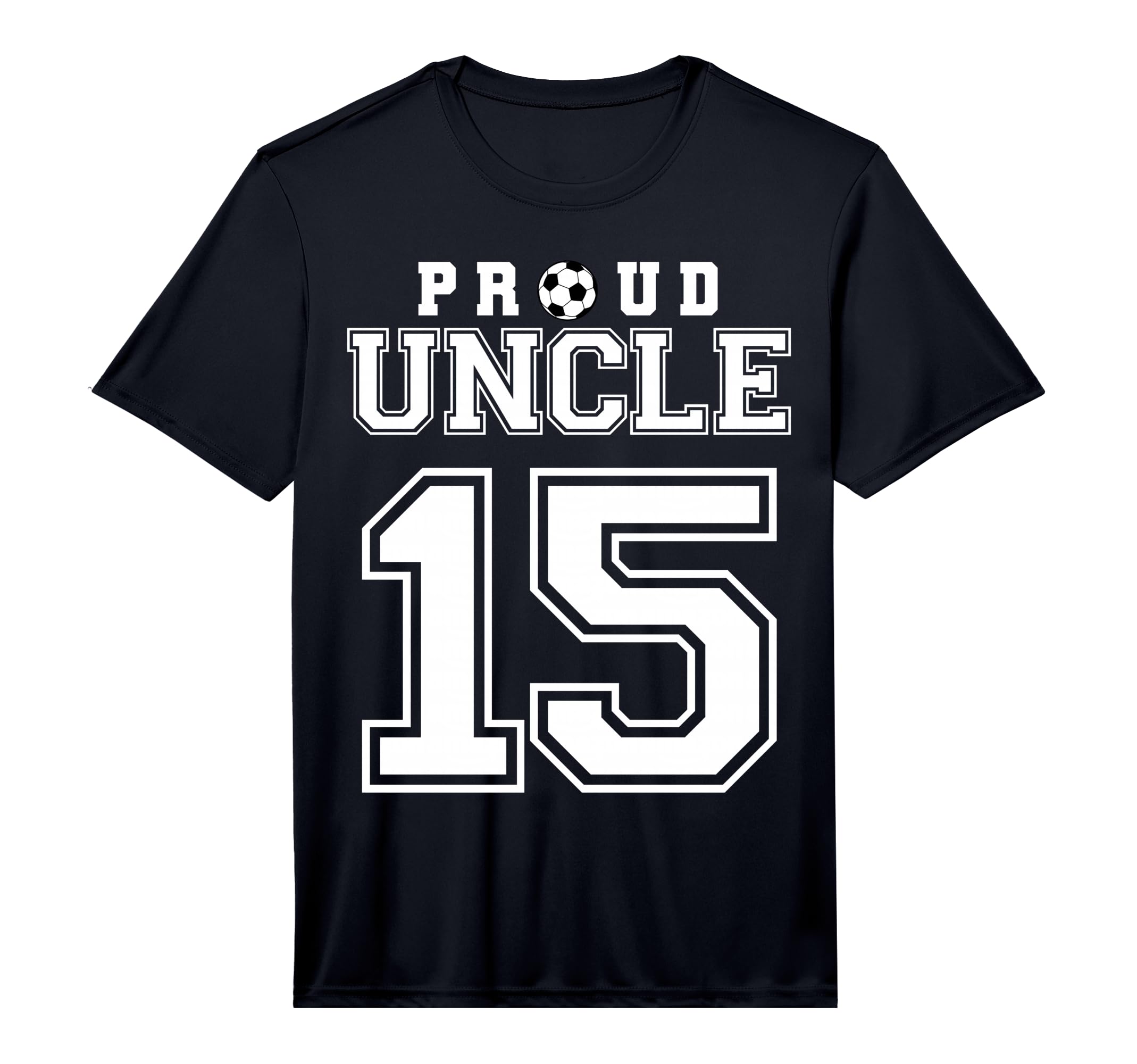 Number 15 Custom Proud Soccer Futbol T-Shirt - Novelty Apparel for Adults - T-Shirt, Sweatshirt, Hoodie