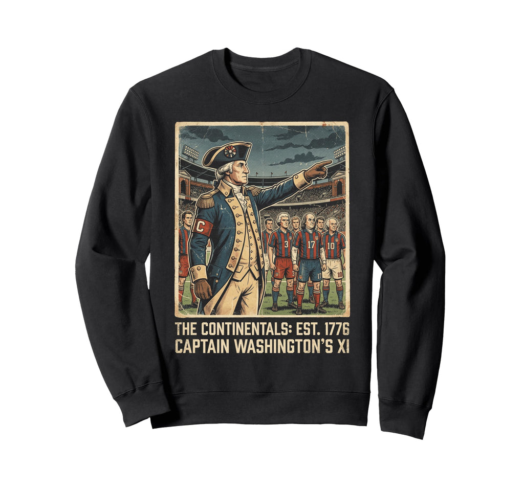 Captain Washingtons Xi Sweatshirt - Fun Novelty Design Men Women - T-Shirt, Sweatshirt, Hoodie