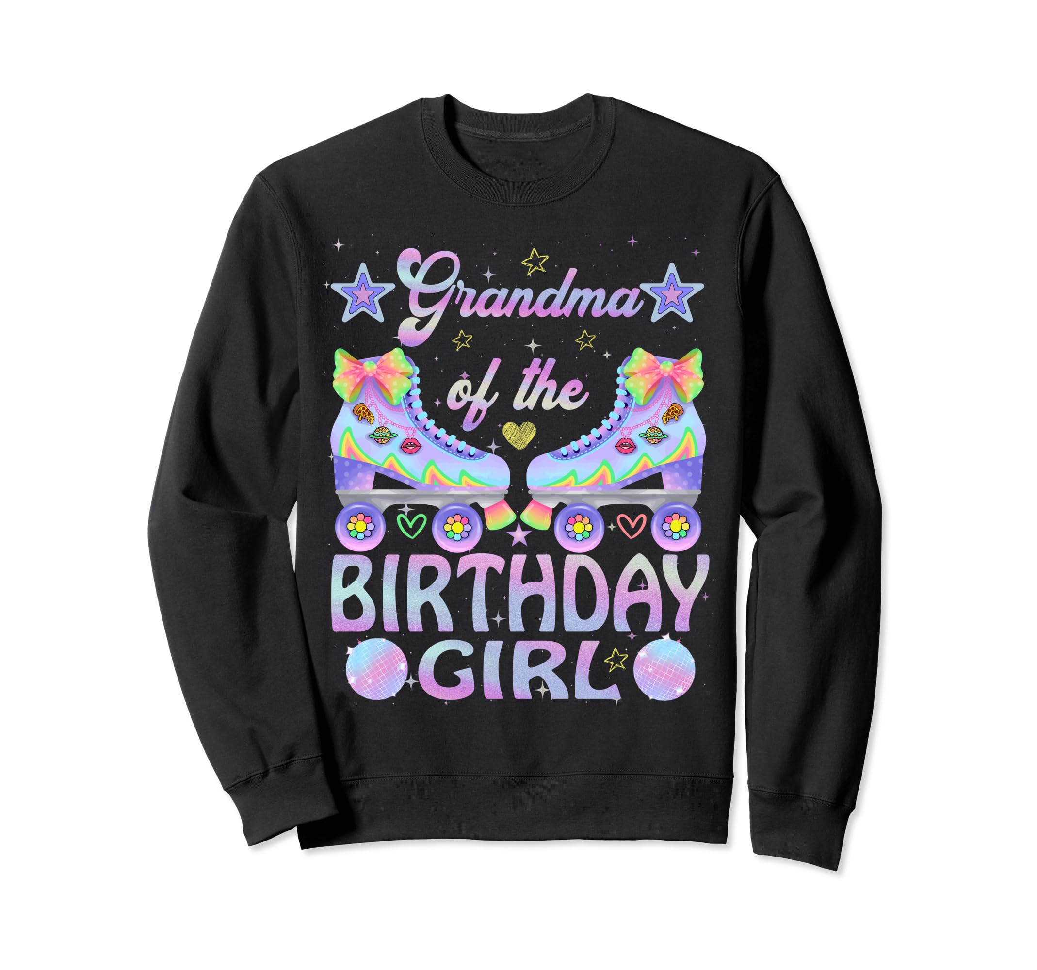 Grandma Birthday Rolling Skate Sweatshirt - Trendy Graphic Men Women - T-Shirt, Sweatshirt, Hoodie