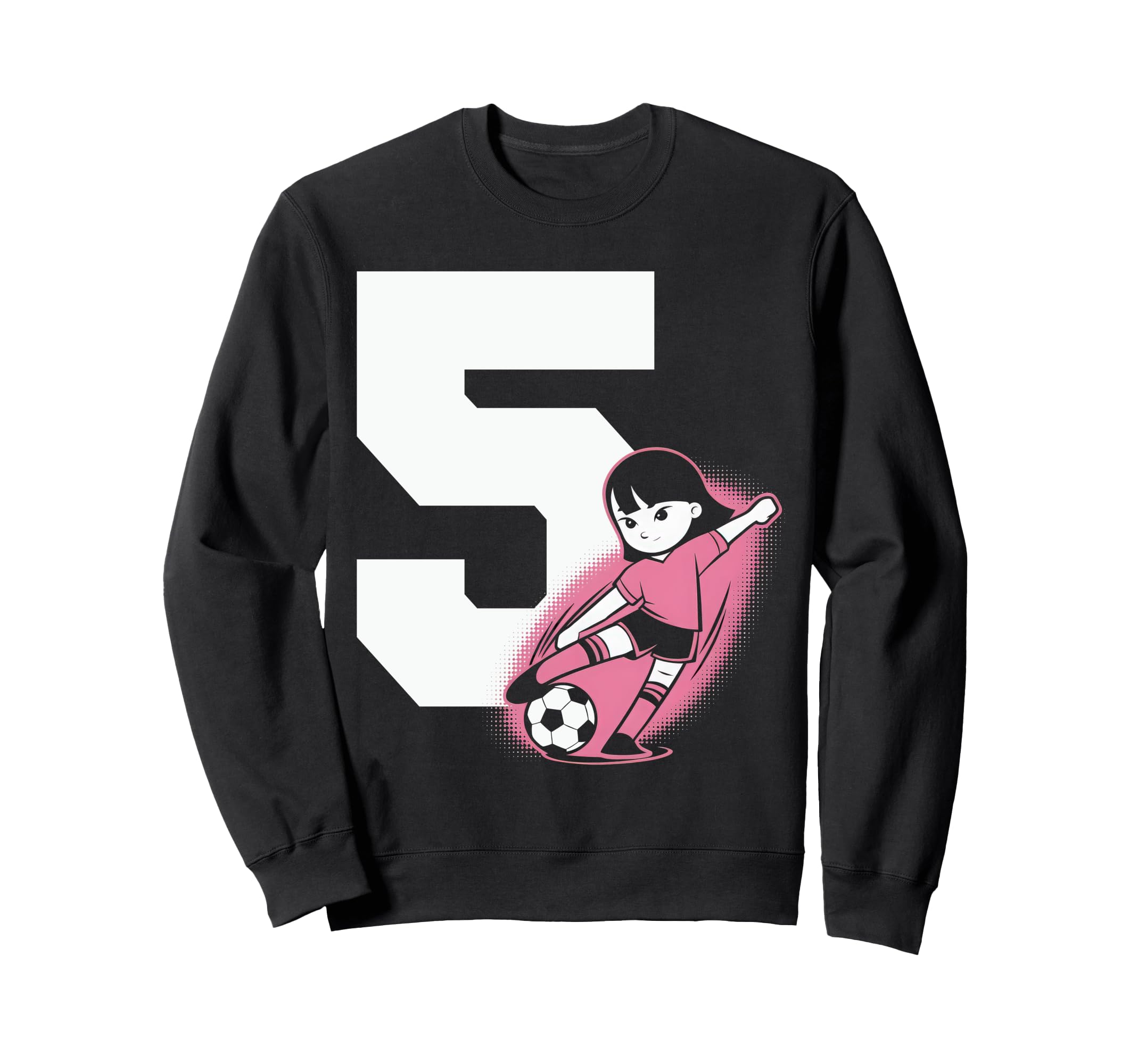 5 Soccer Birthday Gift Soccer Fan Sweatshirt - Minimalist Print Men Women - T-Shirt, Sweatshirt, Hoodie