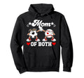 Mom Both Soccer Baseball Mom Hoodie - Aesthetic Graphic for Adults - T-Shirt, Sweatshirt, Hoodie