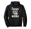 Soccer Gigi Leopard Heart Grandma Hoodie - Fun Novelty Design Men Women - T-Shirt, Sweatshirt, Hoodie