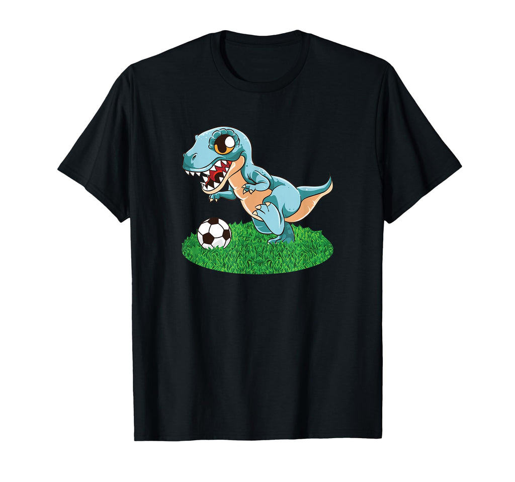 Dinosaur Soccer Shirts T Rex Soccer T-Shirt - Custom Art Print for Adults - T-Shirt, Sweatshirt, Hoodie