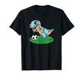 Dinosaur Soccer Shirts T Rex Soccer T-Shirt - Custom Art Print for Adults - T-Shirt, Sweatshirt, Hoodie