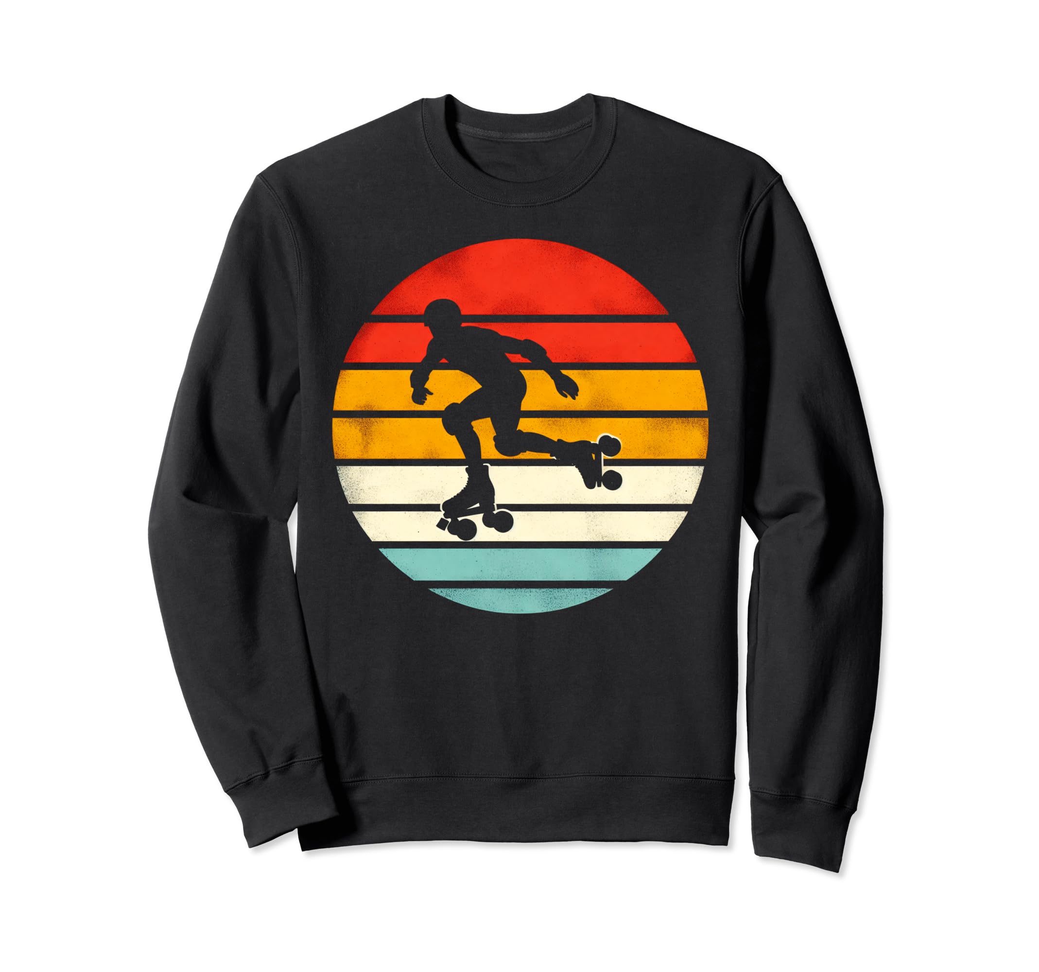 Skater Roller Skating Roller Skate Sweatshirt - Unique Graphic for Adults - T-Shirt, Sweatshirt, Hoodie
