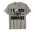 I Coach Tiny Humans Soccer Ball T-Shirt - Minimalist Print Men Women - T-Shirt, Sweatshirt, Hoodie