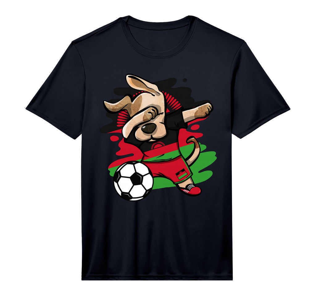 Dabbing Dog Malawi Soccer Fans Jersey T-Shirt - Custom Art Print Men Women - T-Shirt, Sweatshirt, Hoodie