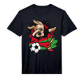 Dabbing Dog Malawi Soccer Fans Jersey T-Shirt - Custom Art Print Men Women - T-Shirt, Sweatshirt, Hoodie