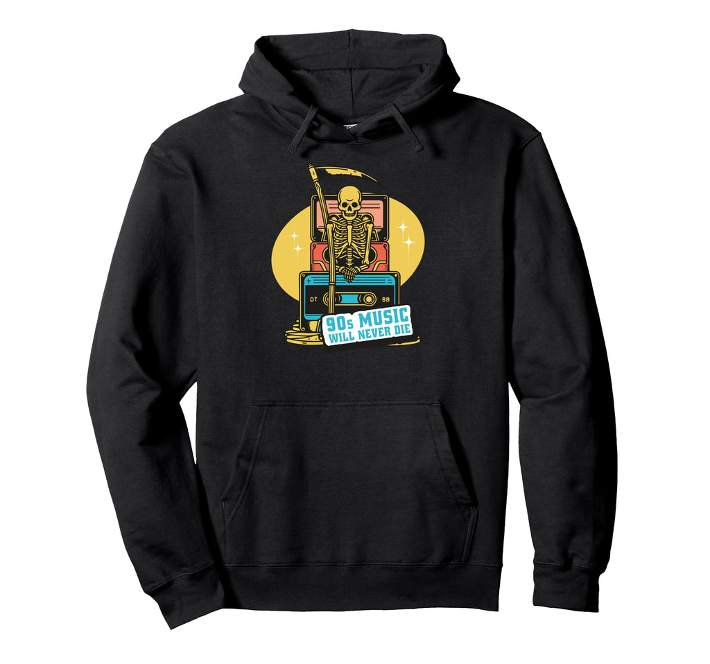 90S Music Disk Jockey Dj Cassettes Tapes Hoodie - Streetwear Style Unisex - T-Shirt, Sweatshirt, Hoodie