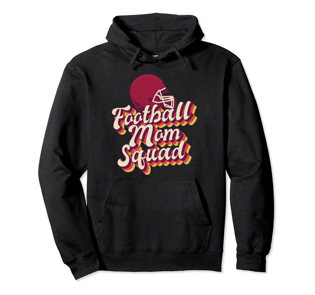 Football Mom Squad Soccer Helmet Hoodie - Minimalist Print Men Women - T-Shirt, Sweatshirt, Hoodie