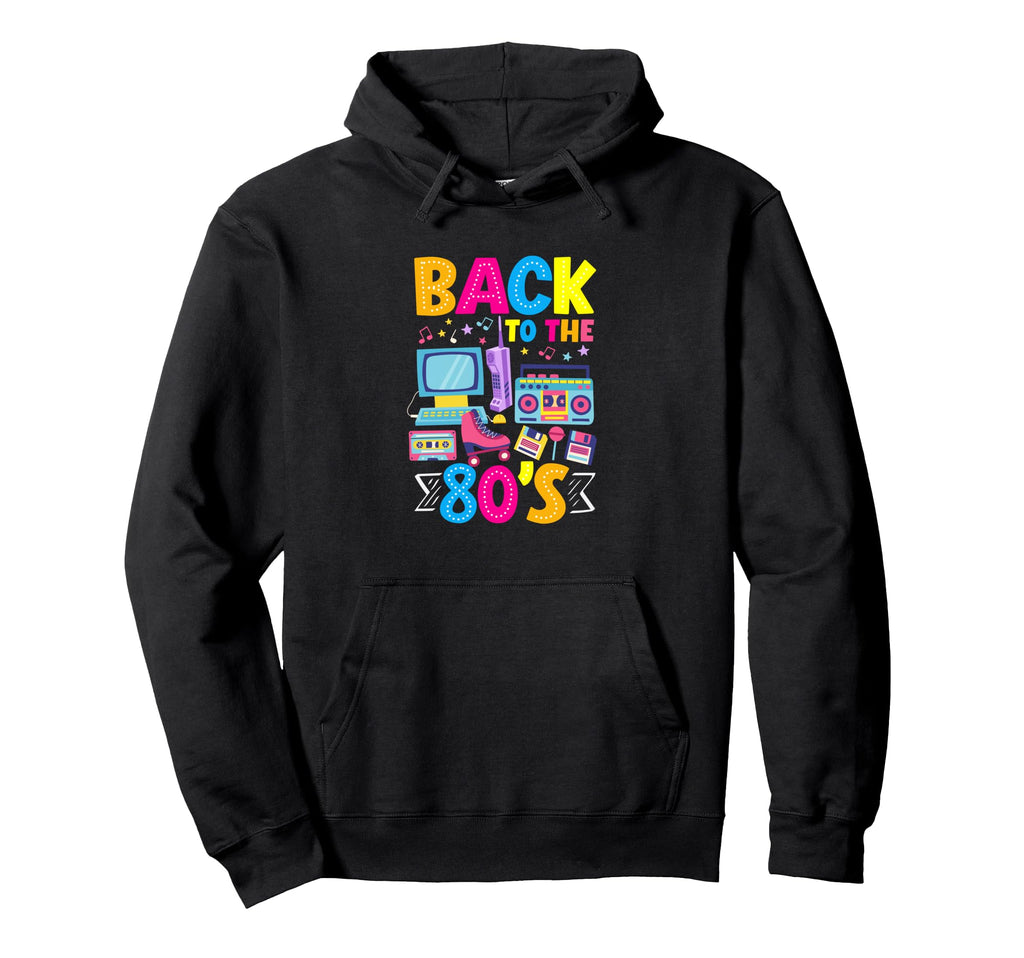 Back To 80S Boombox Roller Skate Hoodie - Minimalist Print Unisex - T-Shirt, Sweatshirt, Hoodie