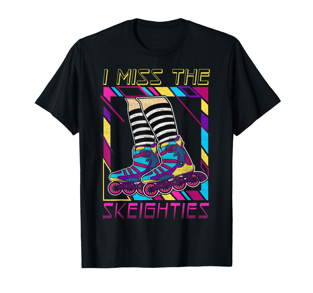 Inline Skate 80S Roller Derby Gift T-Shirt - Fun Novelty Design for Adults - T-Shirt, Sweatshirt, Hoodie