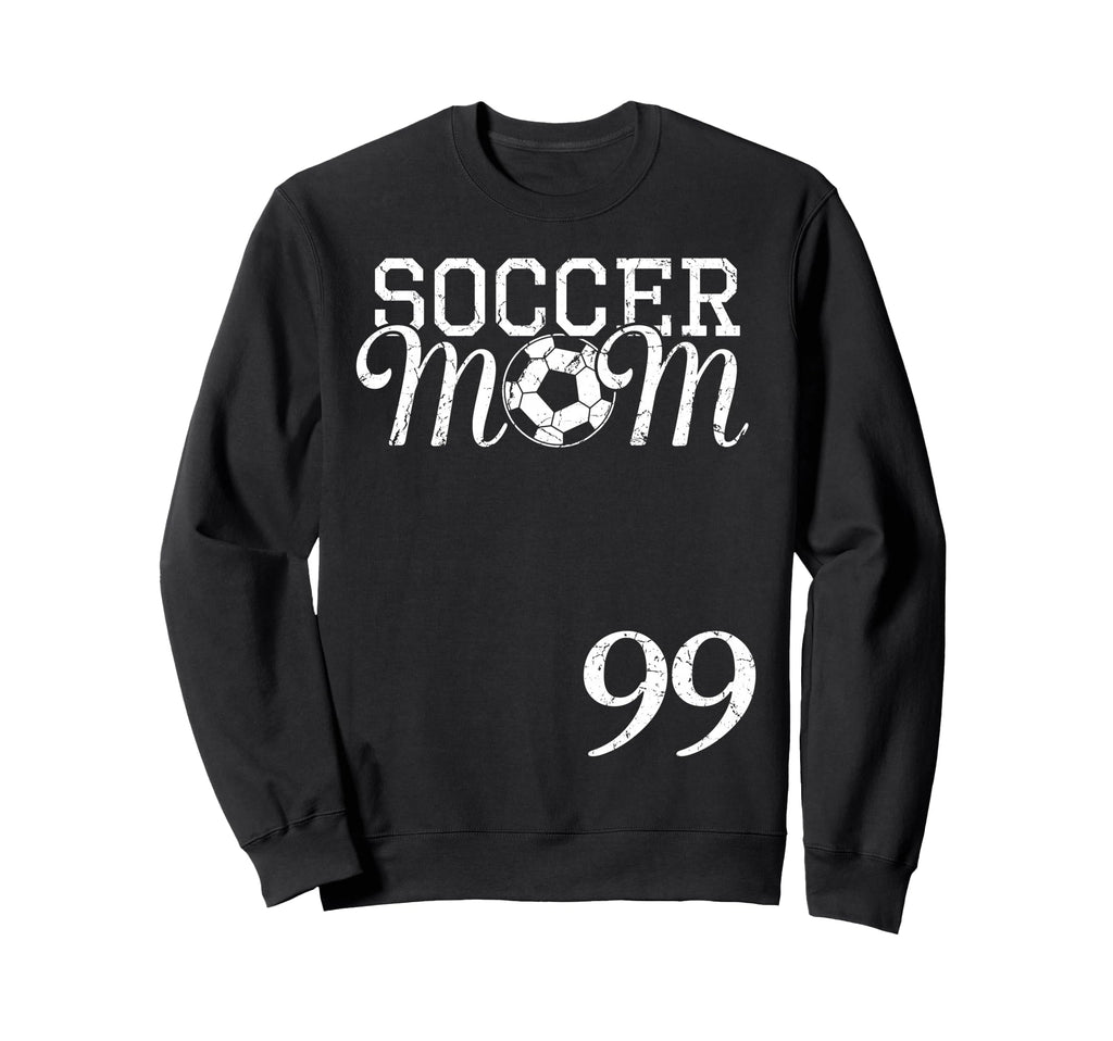 Soccer Mom Jersey Number 99 Sweatshirt - Fun Novelty Design for Adults - T-Shirt, Sweatshirt, Hoodie