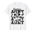 Soccer Aunt Auntie Coquette Bow T-Shirt - Streetwear Style for Adults - T-Shirt, Sweatshirt, Hoodie