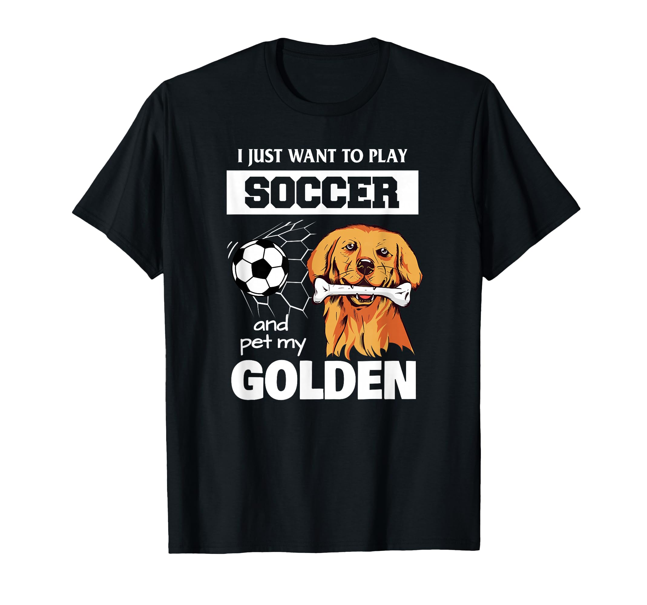 I Just Want To Play Soccer And Pet T-Shirt - Aesthetic Graphic Men Women - T-Shirt, Sweatshirt, Hoodie