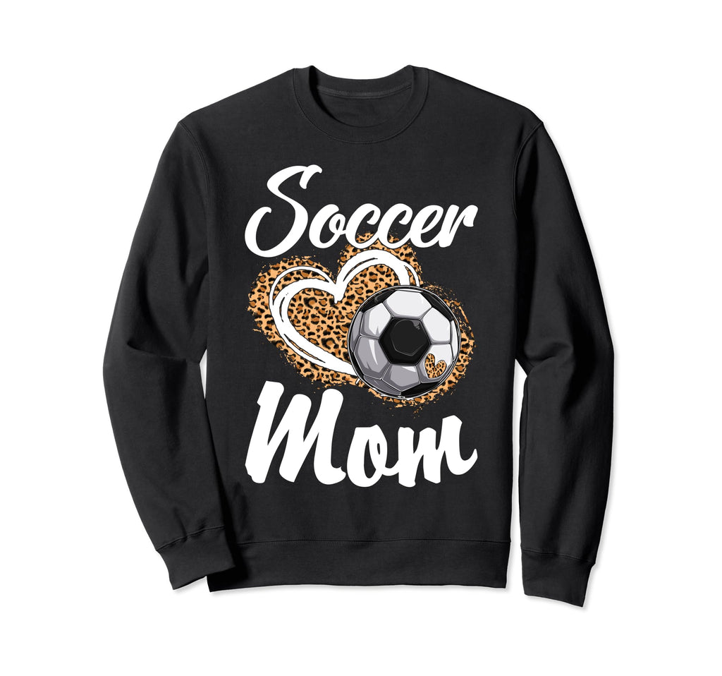 Soccer Mom Grandma Leopard Soccer Sweatshirt - Minimalist Print for Adults - T-Shirt, Sweatshirt, Hoodie