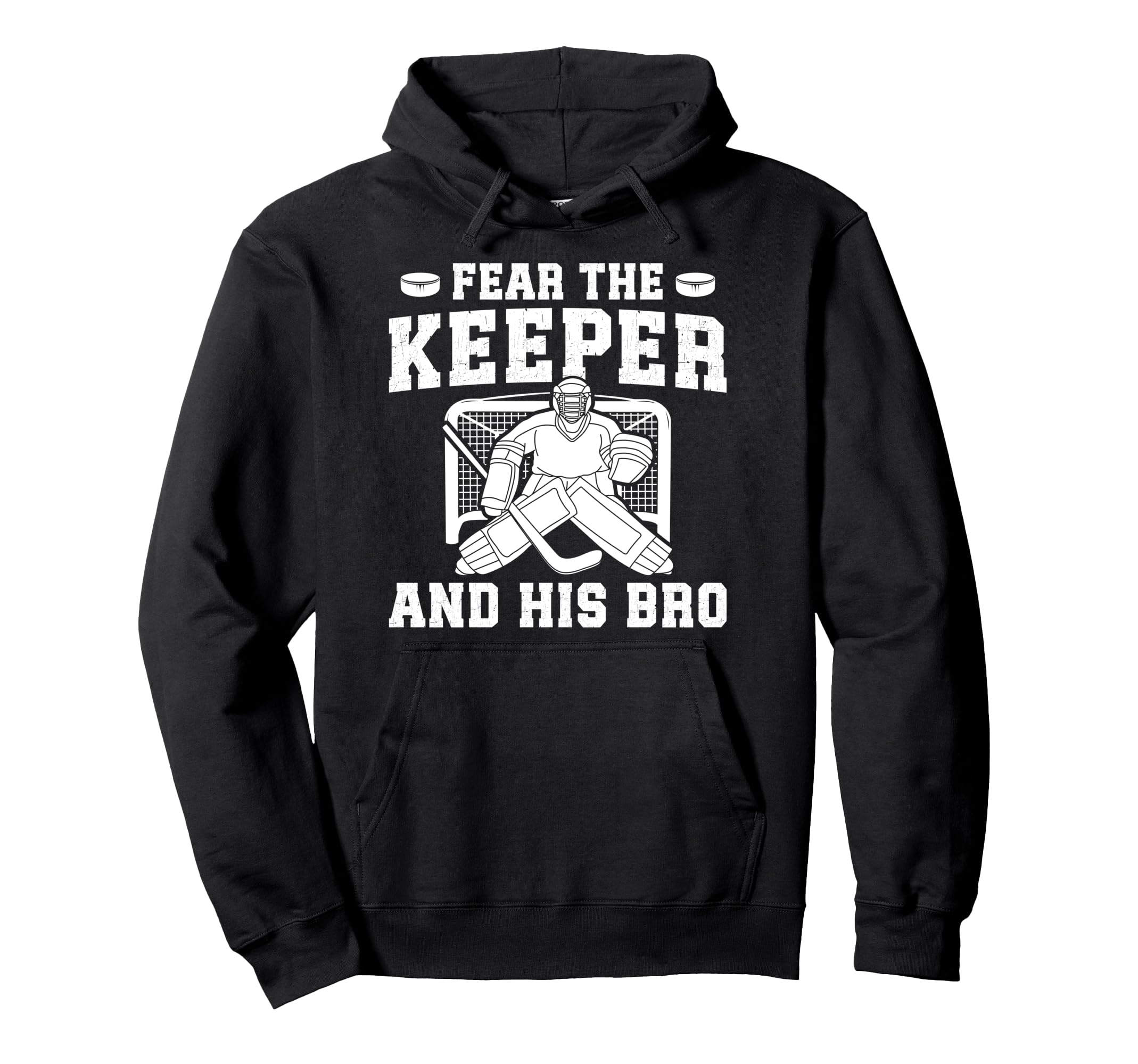 Funny Hockey Keeper Brother Hockey Hoodie - Streetwear Style Men Women - T-Shirt, Sweatshirt, Hoodie