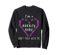 Hockey Ice Hockey Puck Hockey Sweatshirt - Minimalist Print Men Women - T-Shirt, Sweatshirt, Hoodie