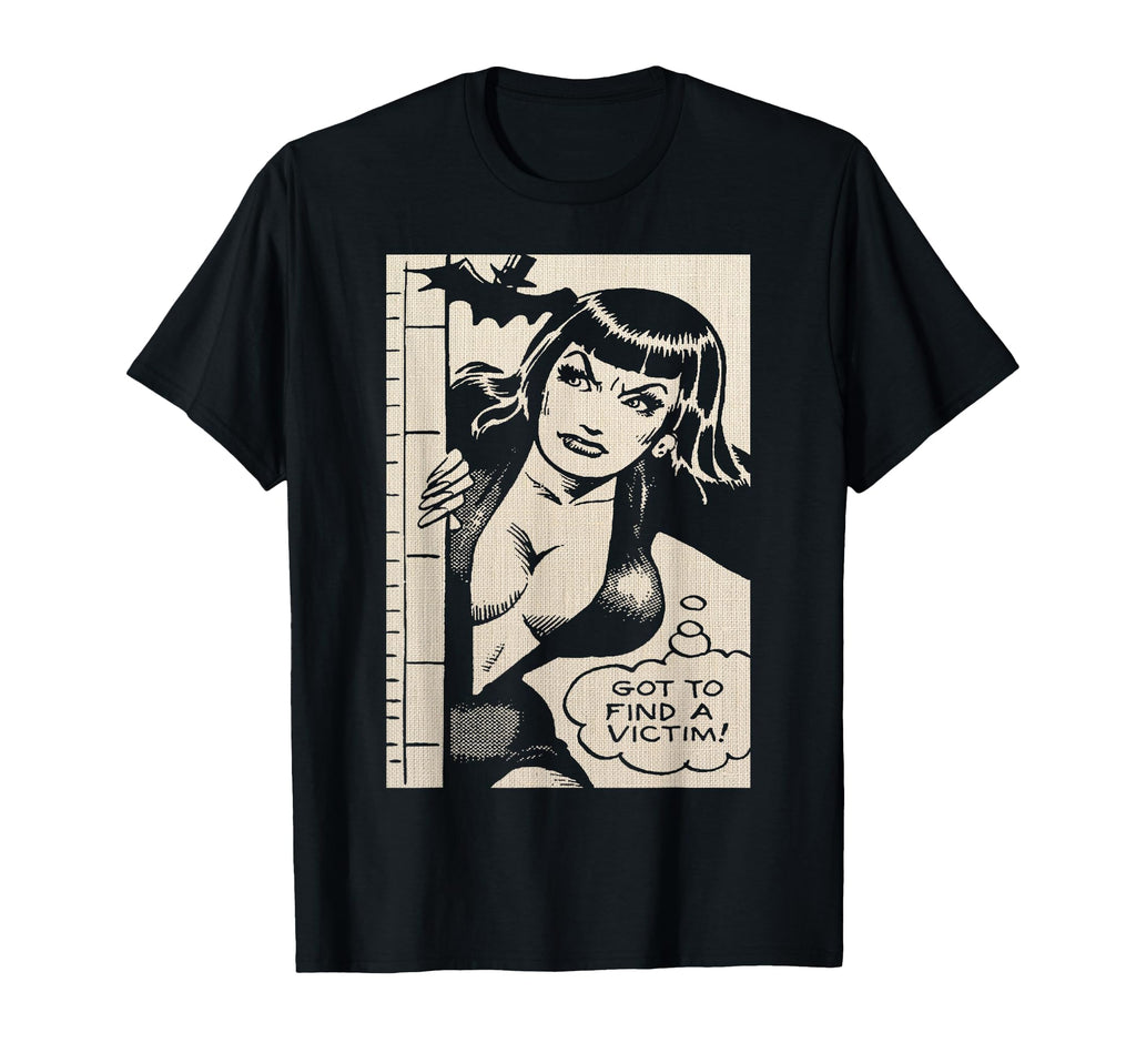 Vampire Bat Vampire Pin Up Horror T-Shirt - Custom Art Print for Adults - T-Shirt, Sweatshirt, Hoodie
