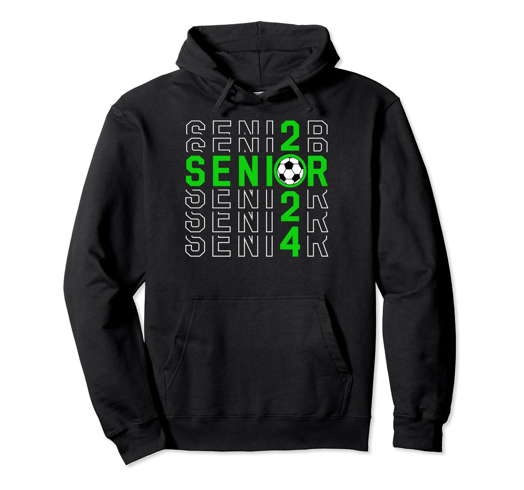 Senior Class 2024 Graduation 2024 Green Hoodie - Graphic Print for Adults - T-Shirt, Sweatshirt, Hoodie