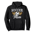 Soccer Mom Mother Leopard Soccer Mom Hoodie - Unique Graphic Men Women - T-Shirt, Sweatshirt, Hoodie