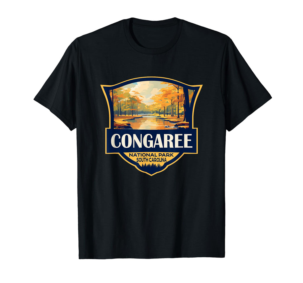 Congaree National Park Illustration T-Shirt - Aesthetic Graphic for Adults - T-Shirt, Sweatshirt, Hoodie