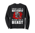 Ice Hockey Goalie Goalkeeper Drop Sweatshirt - Streetwear Style Unisex - T-Shirt, Sweatshirt, Hoodie