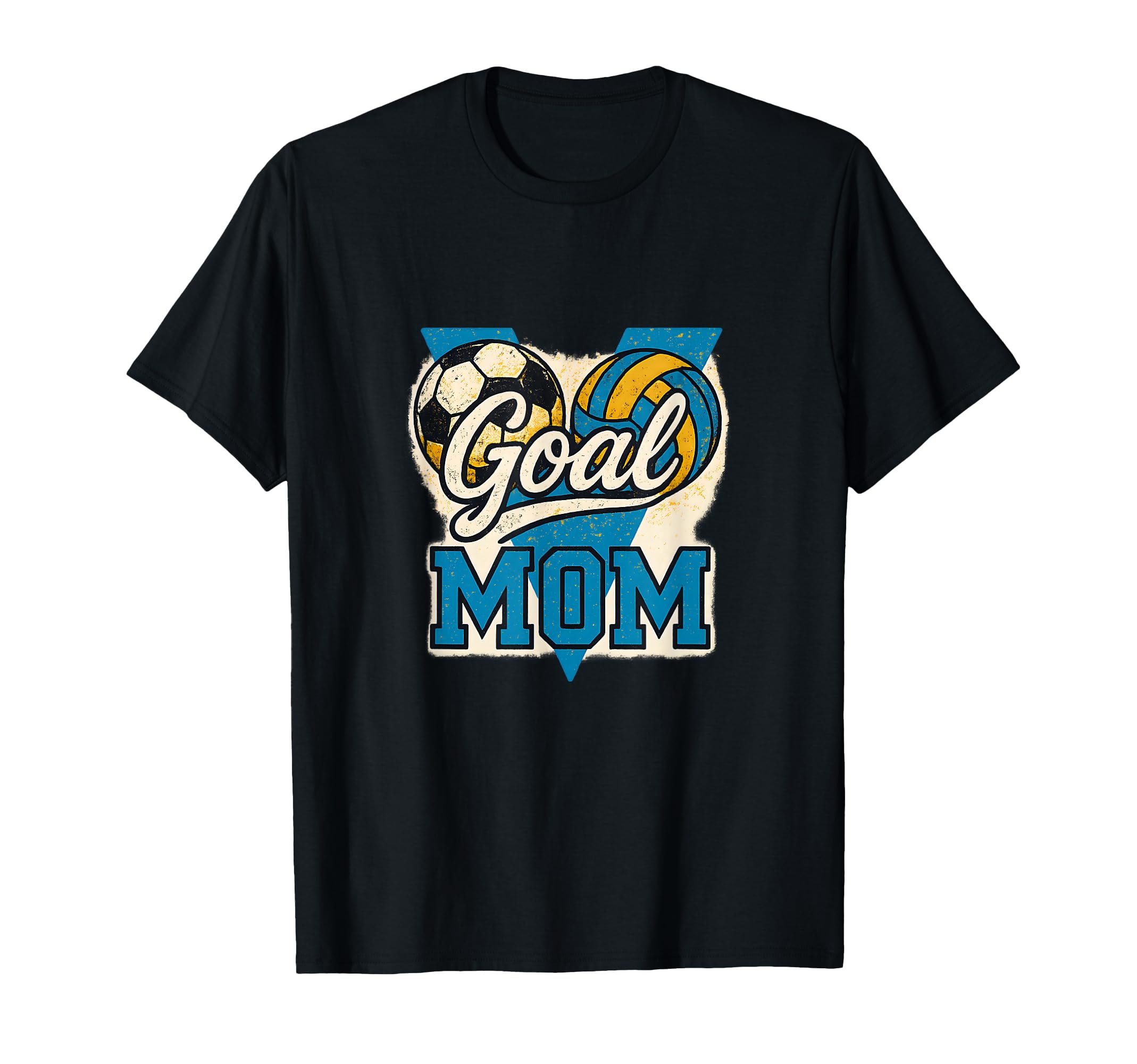 Soccer Volleyball Mom Vshape Balls T-Shirt - Novelty Apparel Unisex - T-Shirt, Sweatshirt, Hoodie