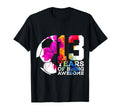 13 Years Being Awesome Soccer 13Th T-Shirt - Graphic Print for Adults - T-Shirt, Sweatshirt, Hoodie