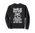 Funny Hockey Goalie Pop Pop Ice Sweatshirt - Aesthetic Graphic for Adults - T-Shirt, Sweatshirt, Hoodie