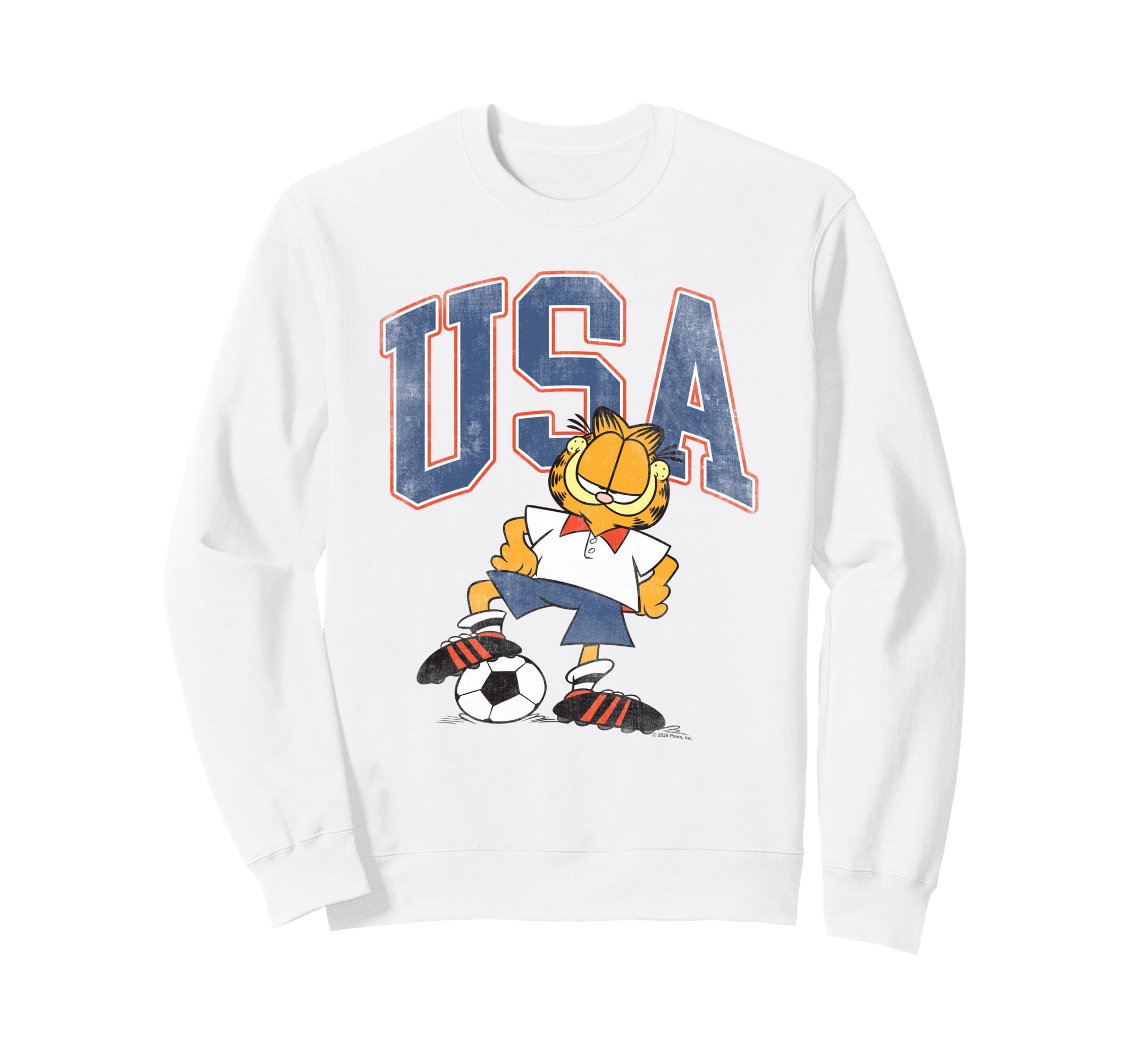 Garfield Soccer Usa Sweatshirt - Novelty Apparel Men Women - T-Shirt, Sweatshirt, Hoodie