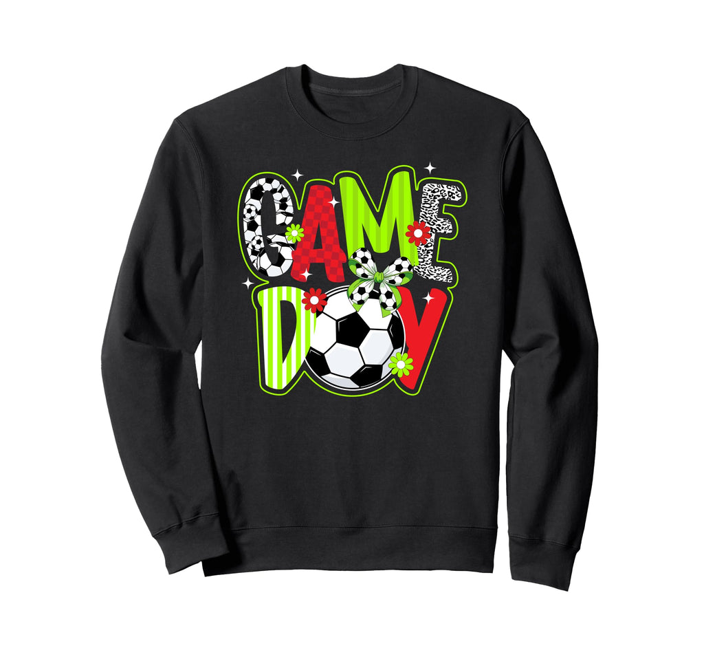 Game Day Coquette Soccer Game Day Sweatshirt - Aesthetic Graphic Men Women - T-Shirt, Sweatshirt, Hoodie