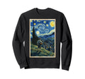Soccer Player Starry Night Sweatshirt - Casual Everyday Wear for Adults - T-Shirt, Sweatshirt, Hoodie