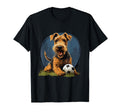 Airedale Terrier Soccer Airedale Terrier T-Shirt - Aesthetic Graphic Unisex - T-Shirt, Sweatshirt, Hoodie