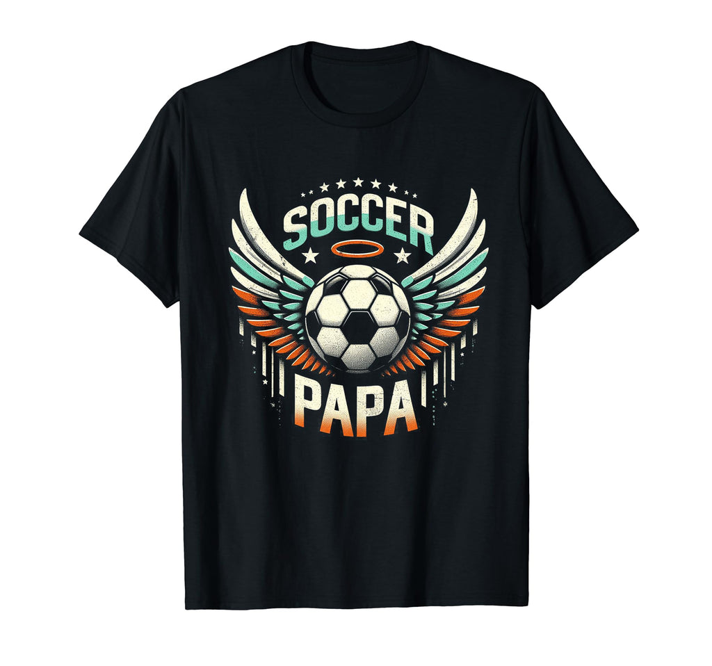 Soccer Papa Family Matching Dad T-Shirt - Fun Novelty Design Men Women - T-Shirt, Sweatshirt, Hoodie