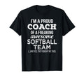 Softball Coach Funny Thank You T-Shirt - Novelty Apparel Men Women - T-Shirt, Sweatshirt, Hoodie