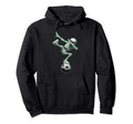 Dabbing Skeleton Soccer Spooky Season Hoodie - Trendy Graphic Men Women - T-Shirt, Sweatshirt, Hoodie